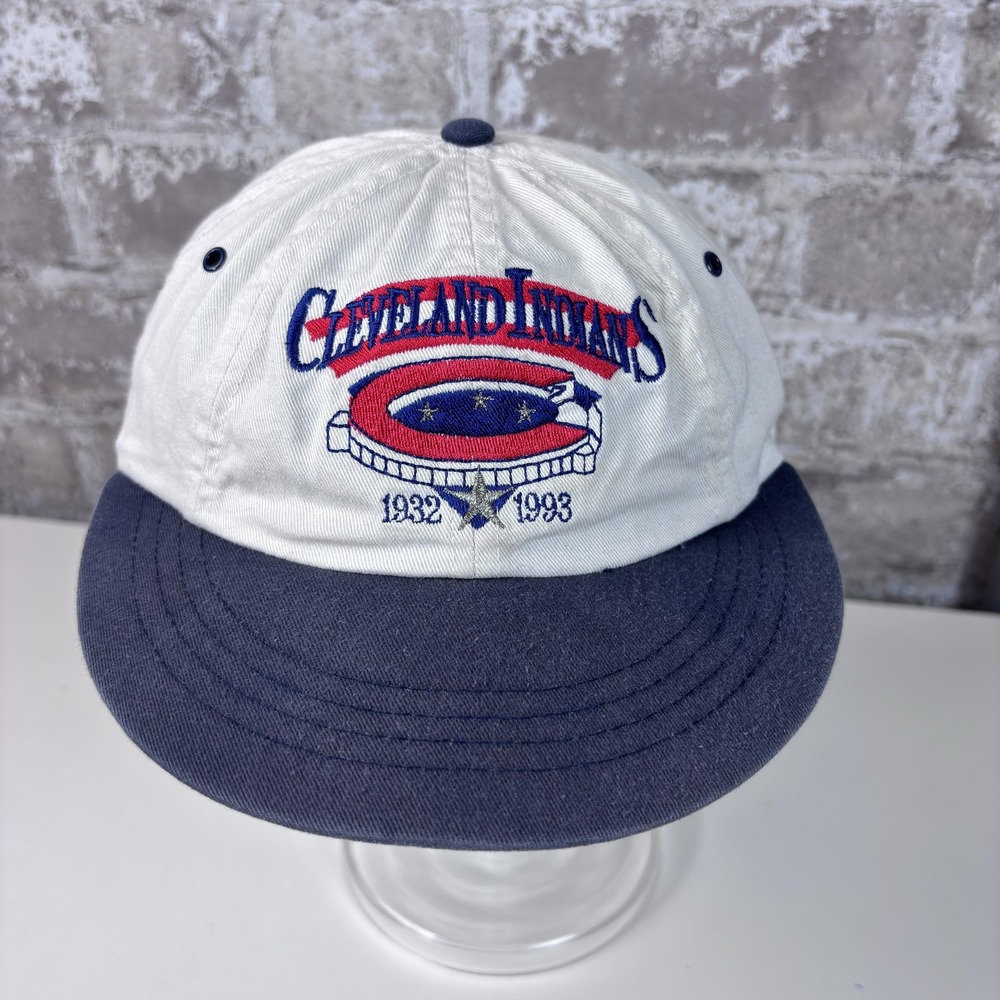 Cleveland Indians Hat Cap Snap Back One Size MLB Baseball Stadium VTG